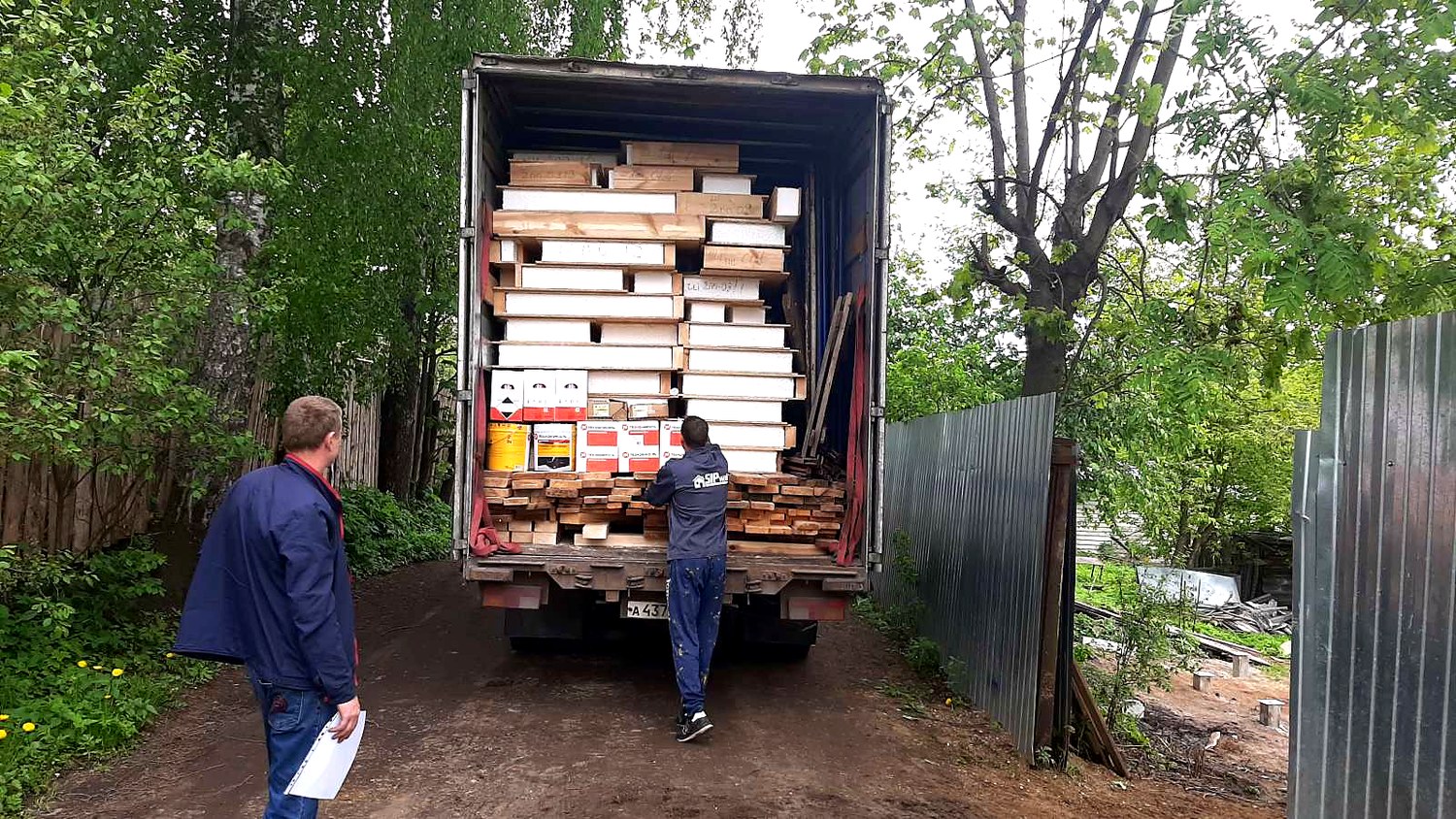 Özel projeye göre ev, Ivanovo: ev kitinin teslimi