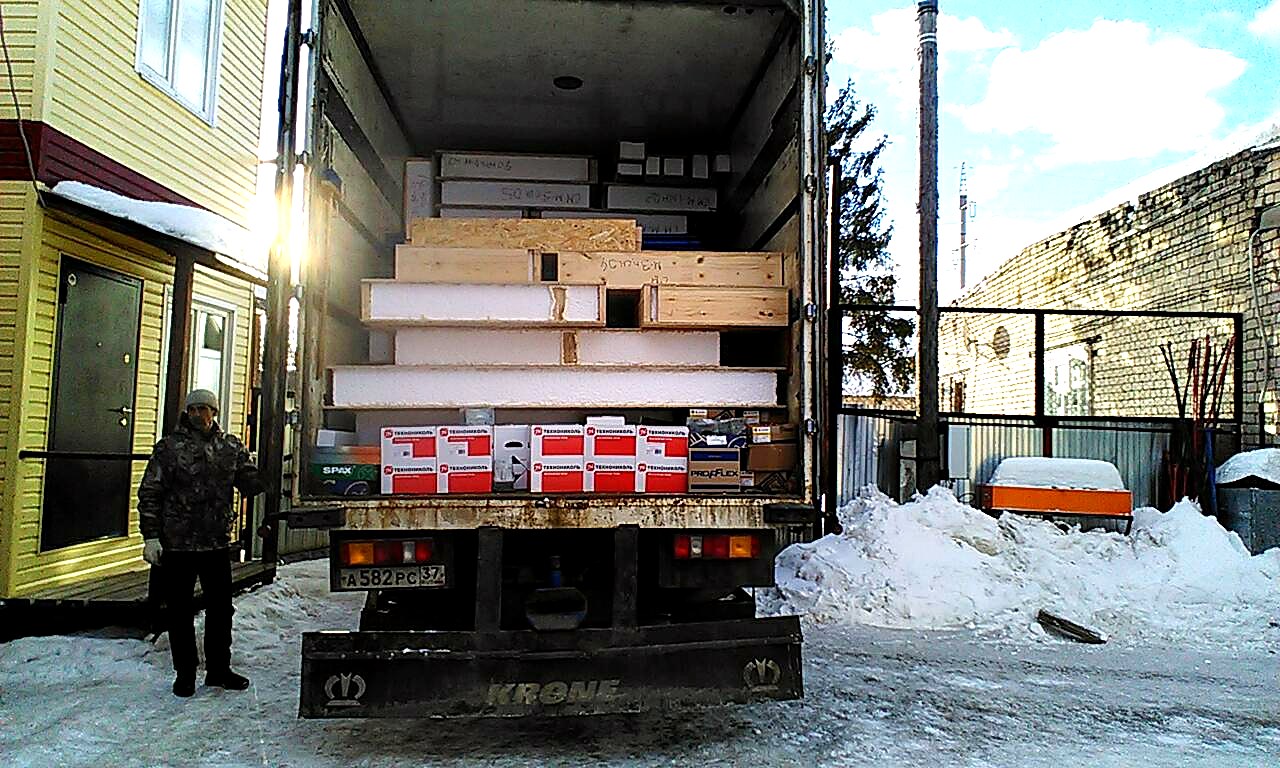 Özel projeye göre ev, Obninsk: ev kitinin teslimi