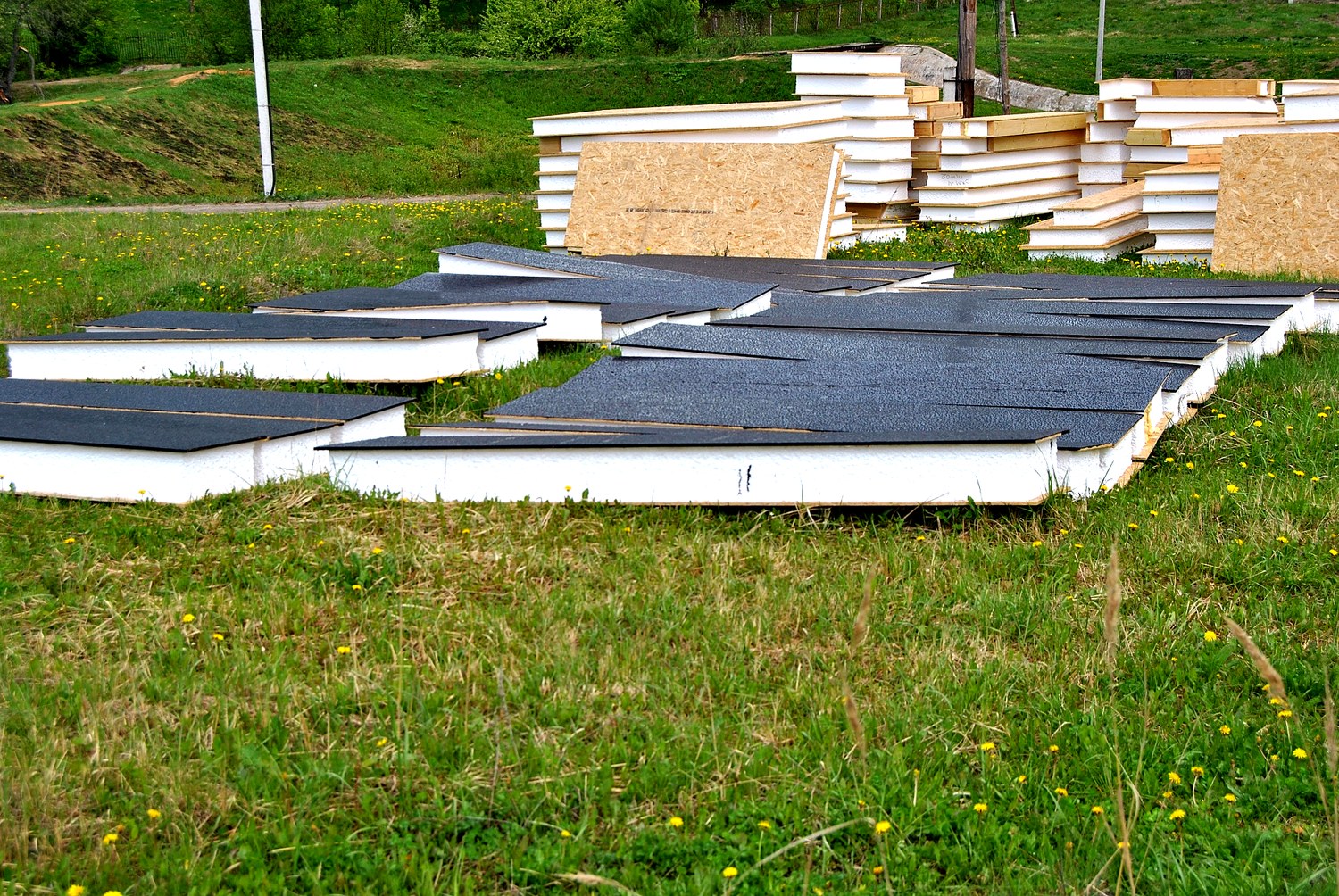 Haus nach Projekt „Betti“, Ivanovo: Fundament und Grundrahmen