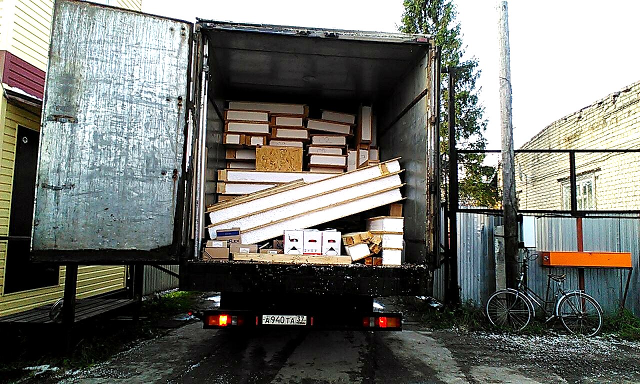 Haus nach Projekt „Mistika - S2.5“, SNT „Koltschugino“: Lieferung des Hausbausatzes