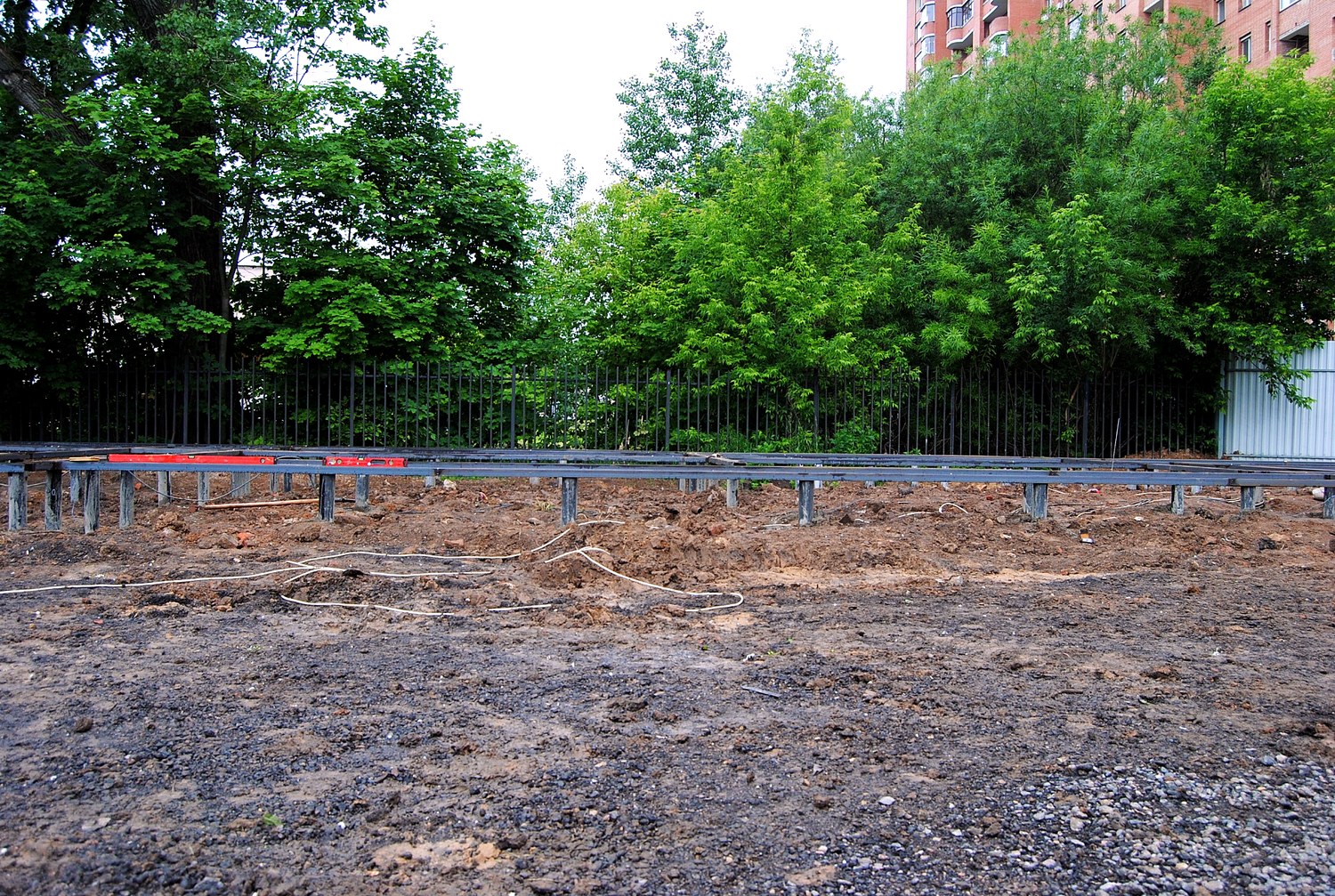 Haus nach Projekt „Pegas-2“, Gebiet Moskau: Fundament und Grundrahmen
