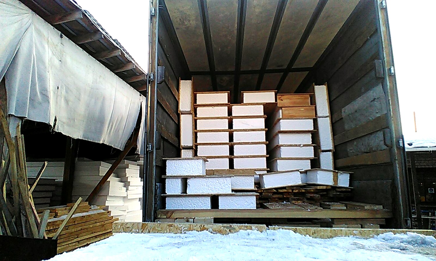 House, “Barnhouse 110” design, Moscow Region: house kit delivery