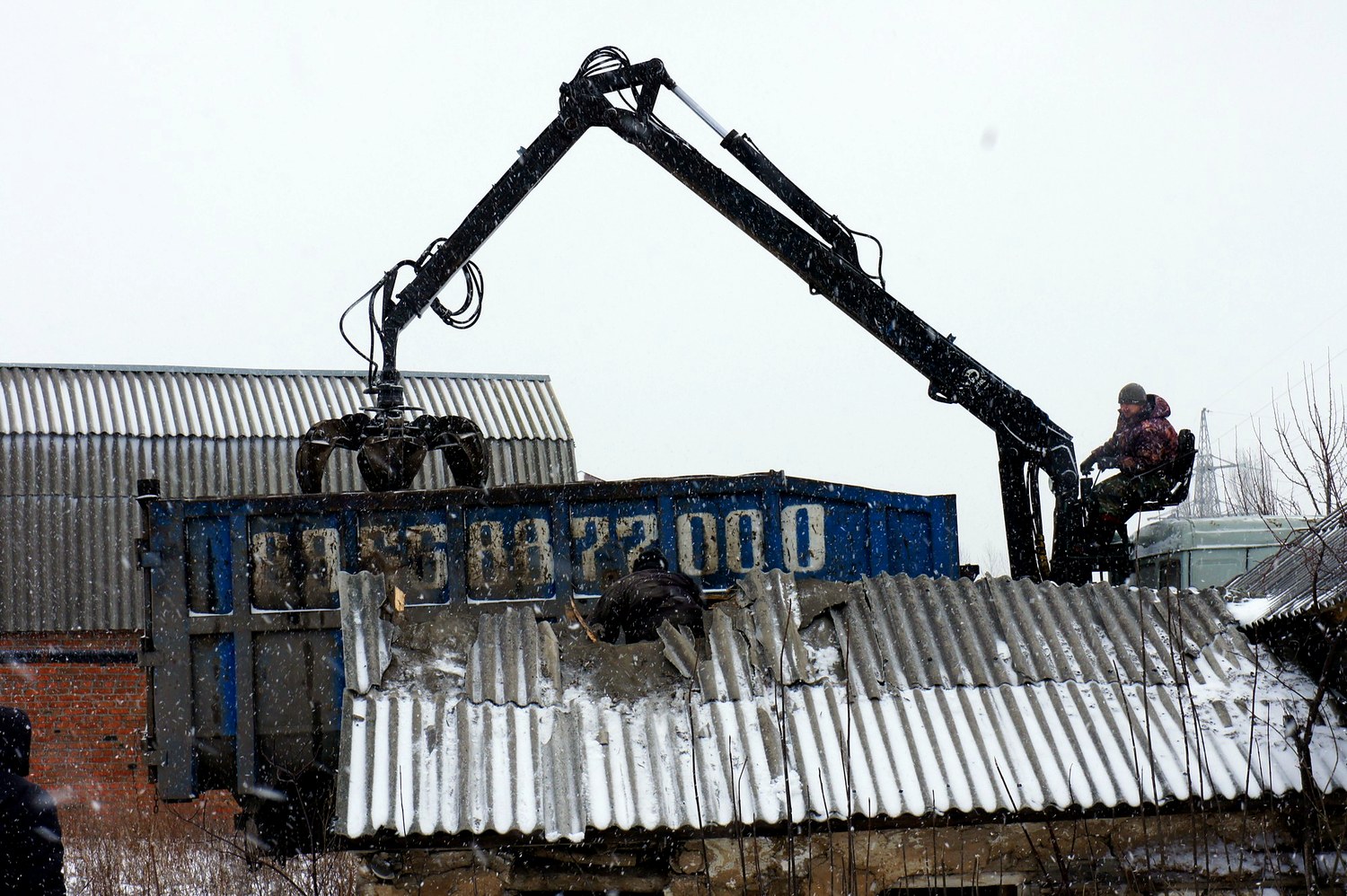Haus nach Projekt „Metschta pl.1“, Saratov: Lieferung des Hausbausatzes