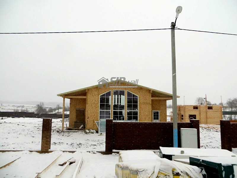 Gästehaus nach individuellem Projekt, Gebiet Moskau: Wandmontage