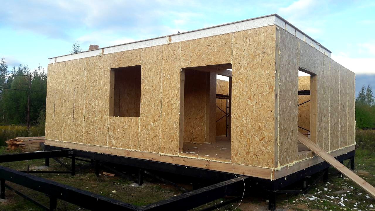 Haus nach Projekt „Platon“, Nizhniy Novgorod: Wandmontage