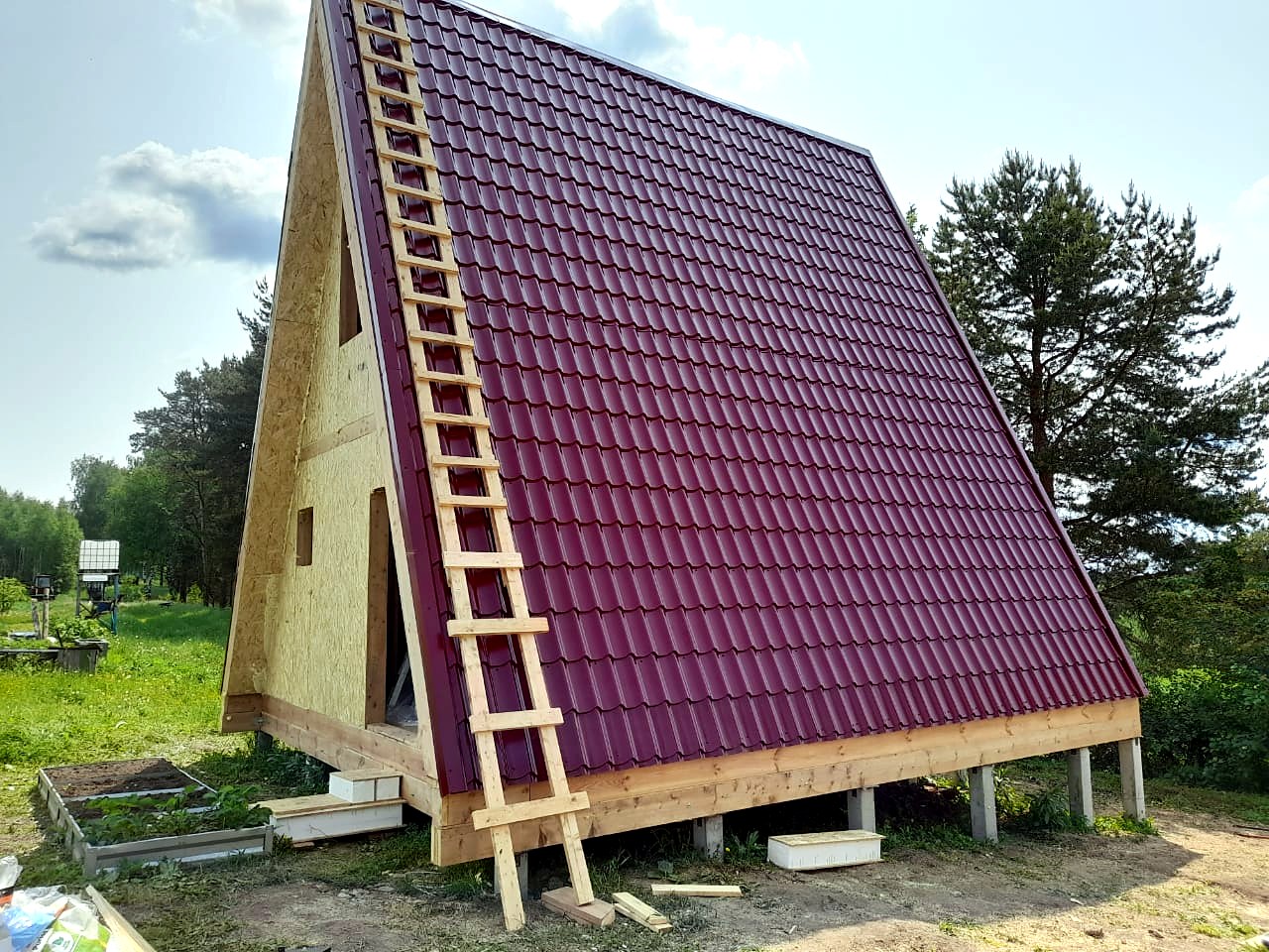 “A-Frame 57” projesine göre ev, Poddubnovo köyü