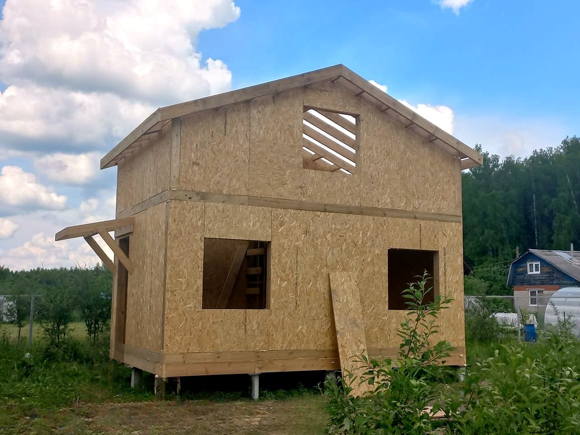 Ferienhaus nach Projekt „Kleines Ferienhaus“, SNT „Nadeschda-5“