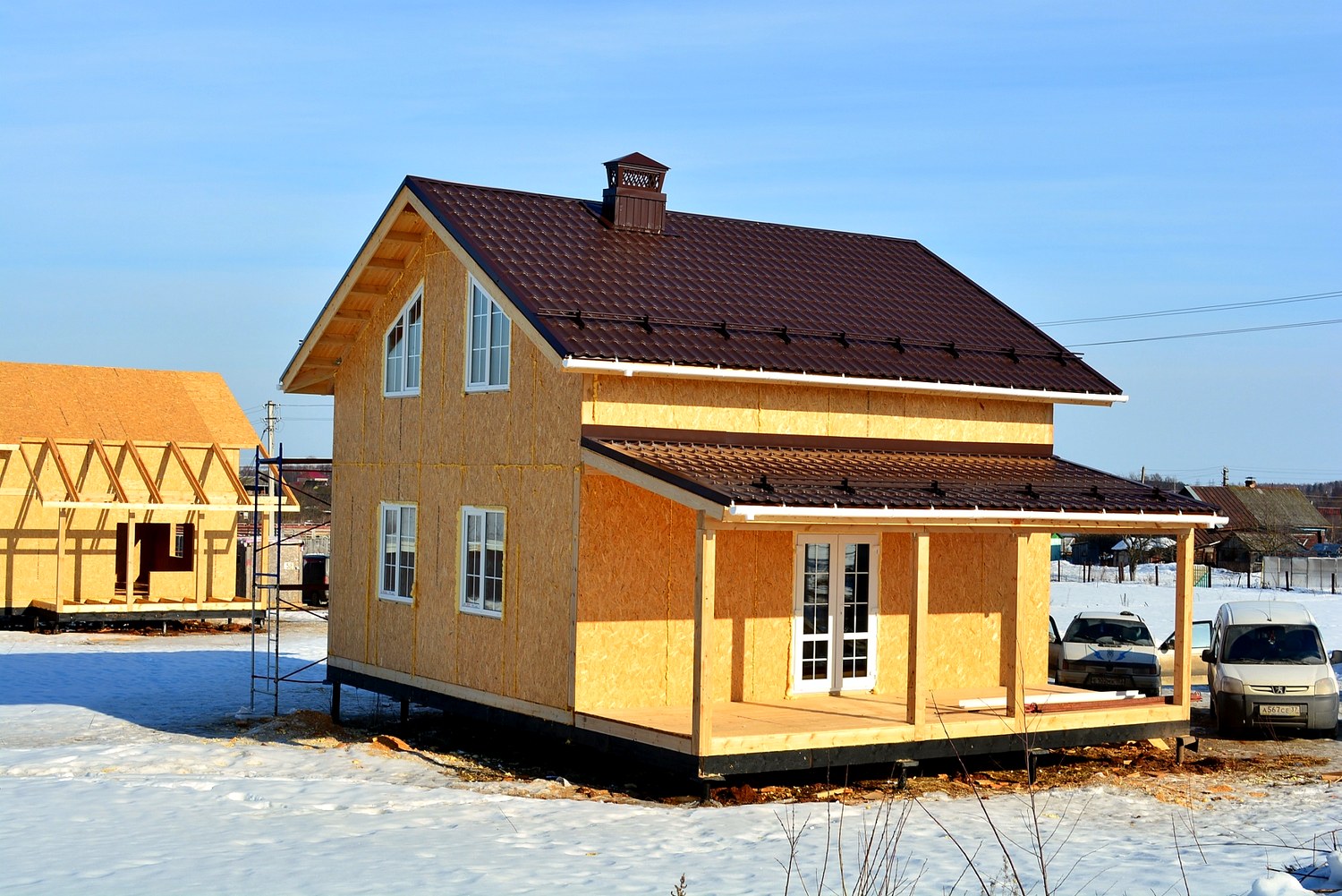 Haus nach Projekt „Sefir“, Dorf Kadnikovo