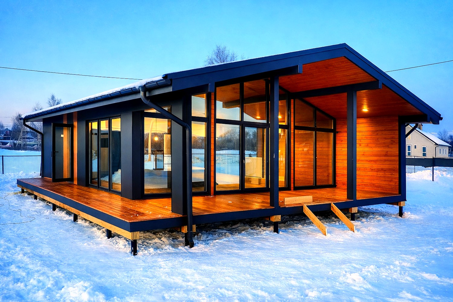 Haus nach Projekt „Chalet 76.3“, Siedlung Parkovo