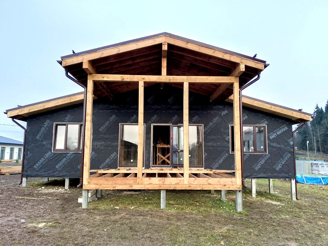 House built to a custom design, Moscow Region