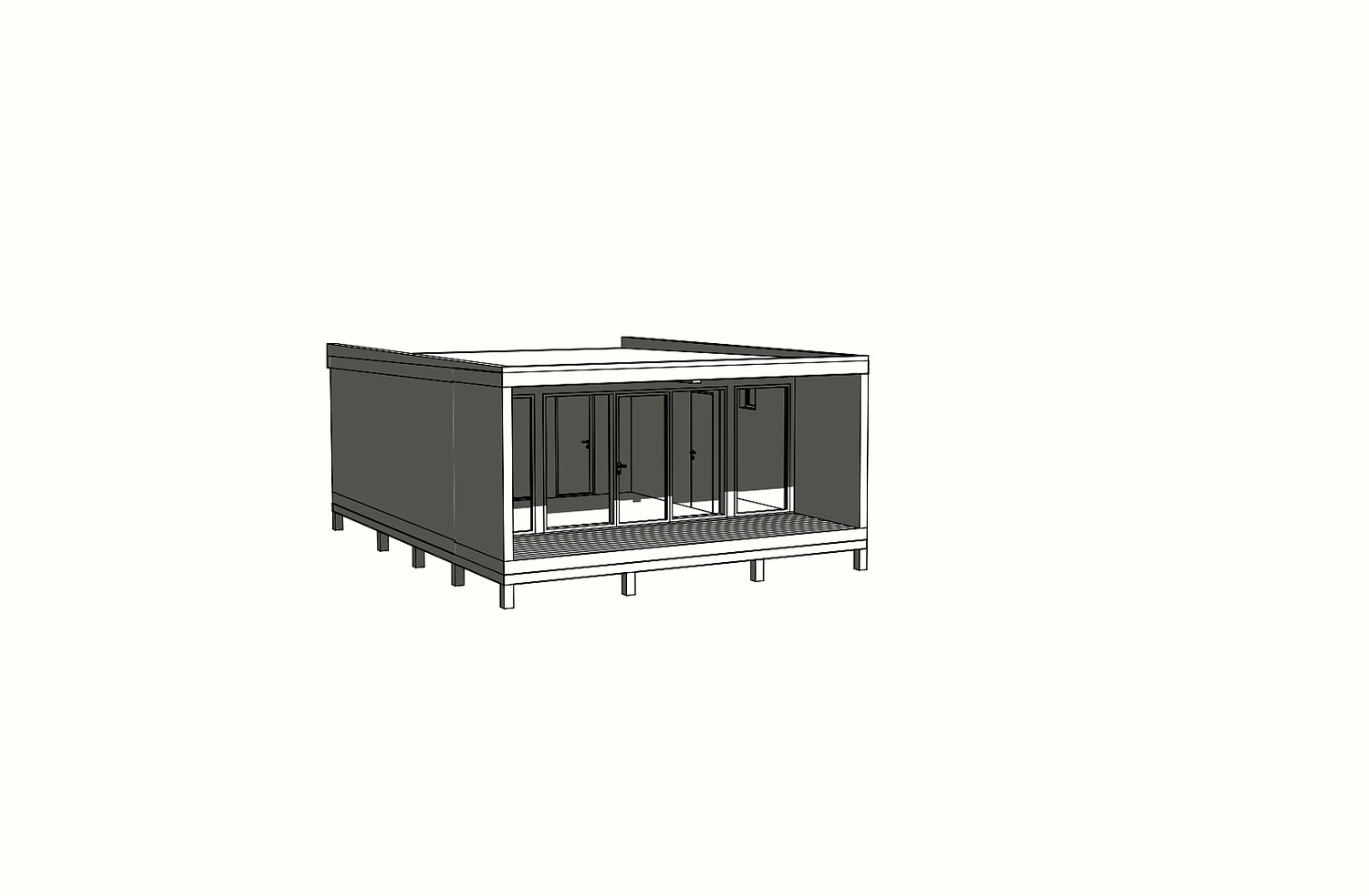 Haus 48,7 m², individuelles Projekt, SNT „Wodnik“