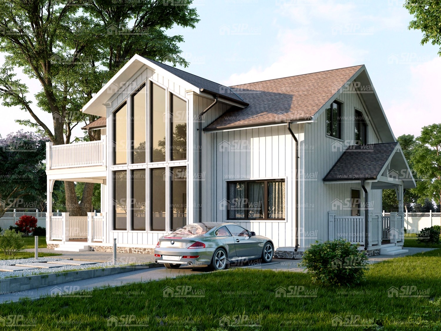 Haus nach Projekt „Stuttgart“, Dorf Shumilovo