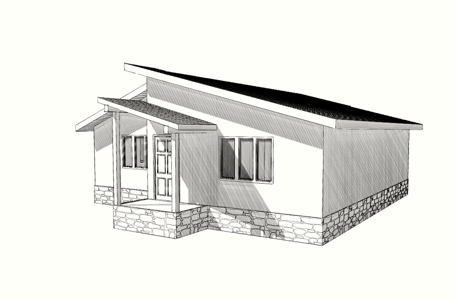Haus 100 m² nach individuellem Projekt, Elizarovo