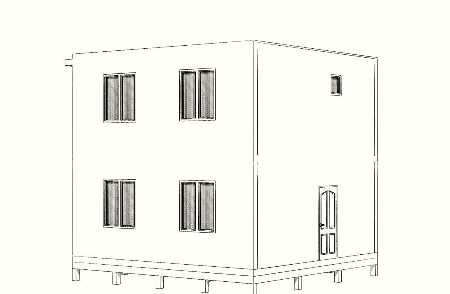 75 m² house built to a custom design, Anapa