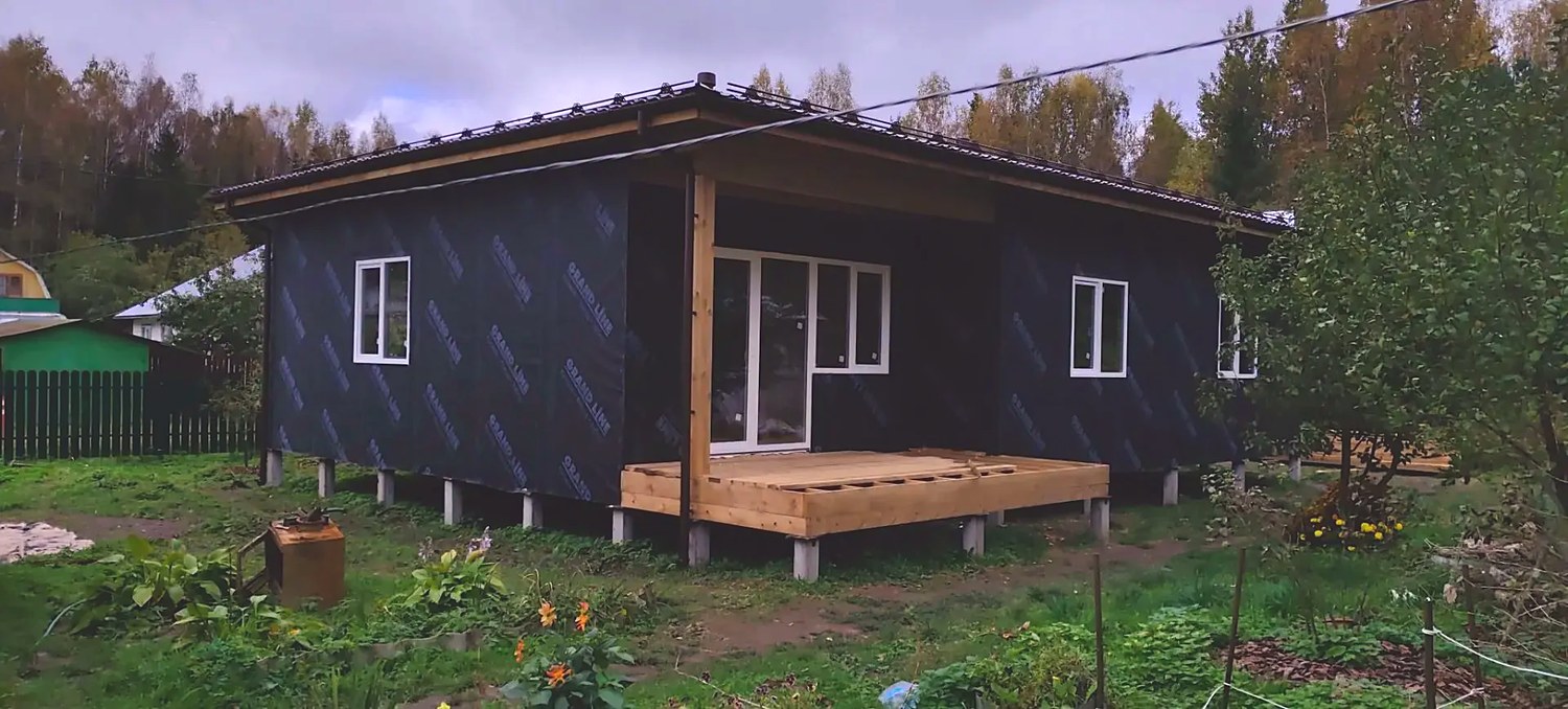 Дом по проекту «Забава», СНТ «Родник»