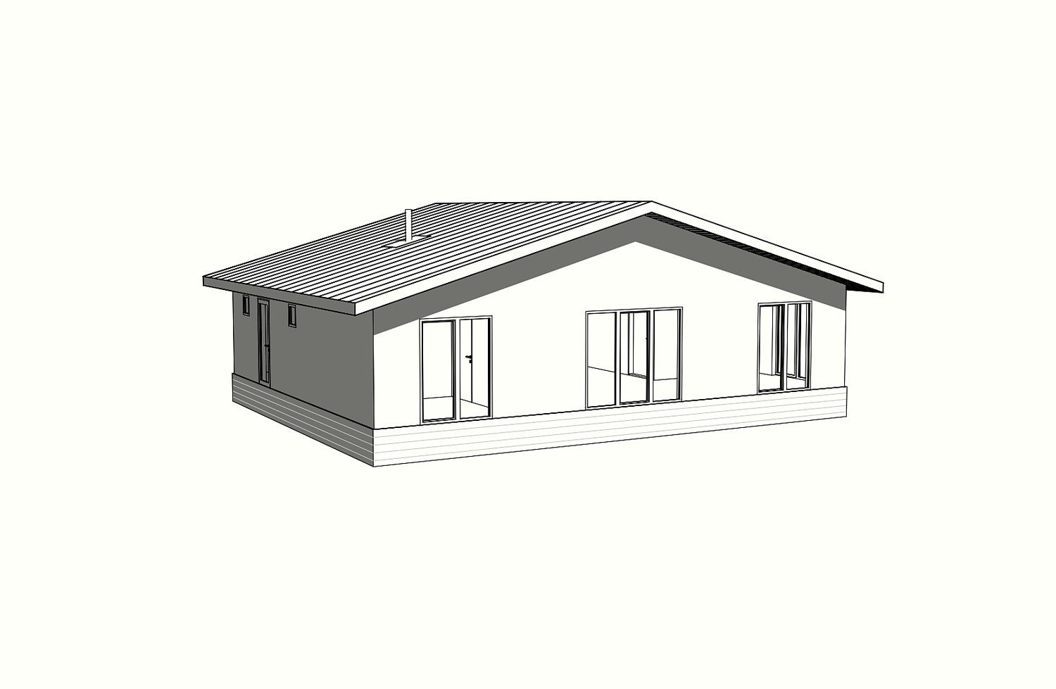 Özel projeye göre 107 m² ev, Verkhnee Chuevo köyü