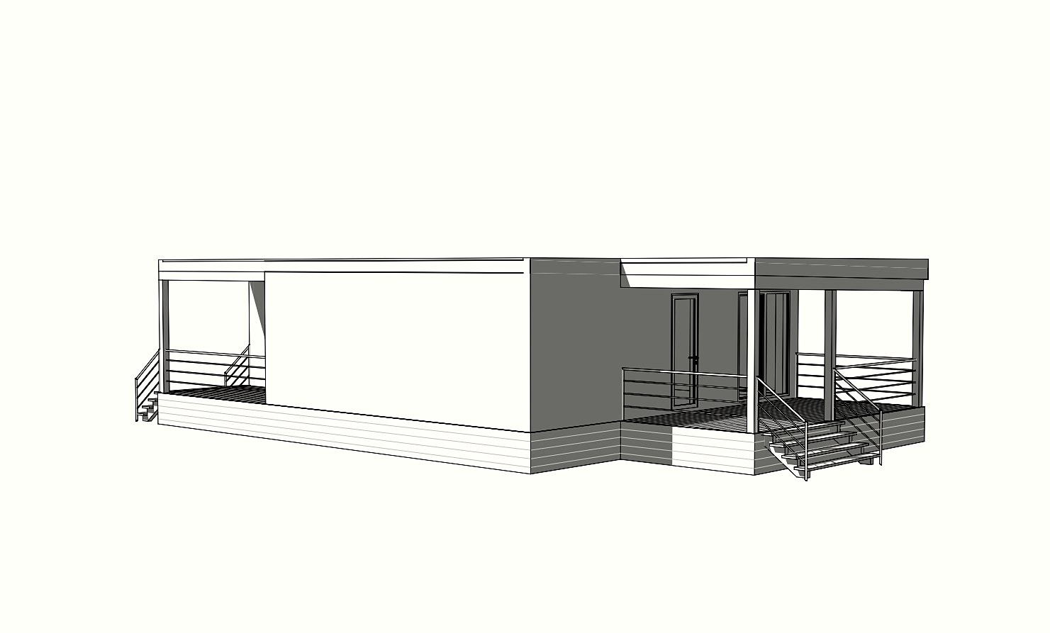 Haus 110 m² nach individuellem Projekt, Region Leningrad