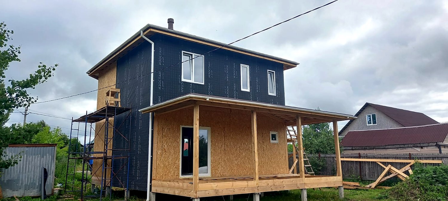 Haus 123,5 m² nach individuellem Projekt, Furmanov