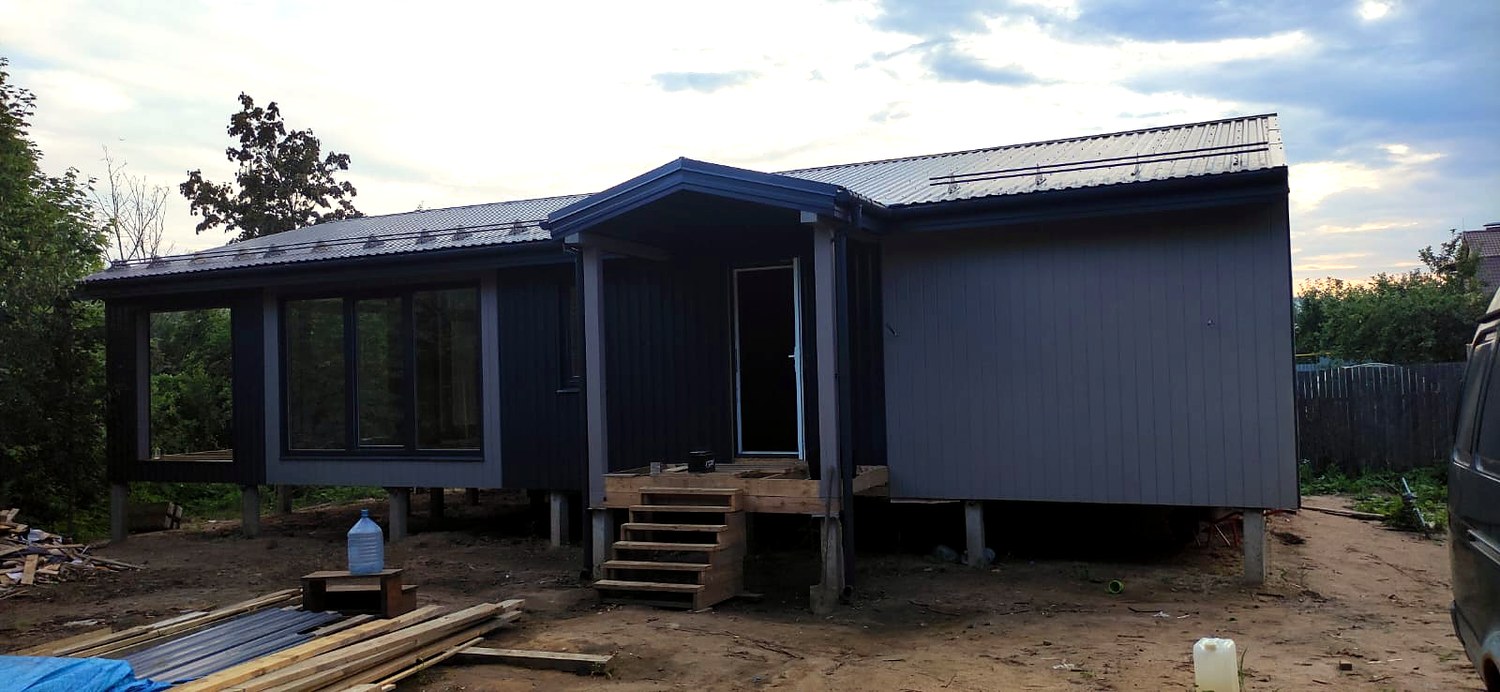 Haus 124 m² nach individuellem Projekt, Ivanovo