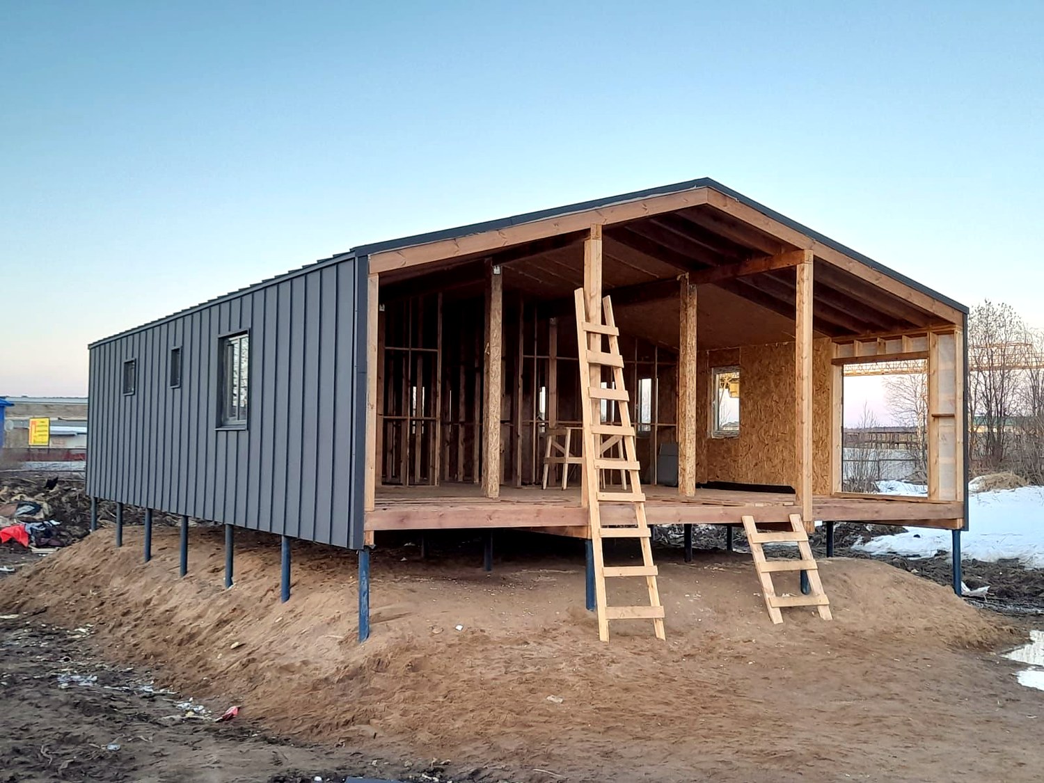 Özel projeye göre 126,4 m² ev, Ukhta