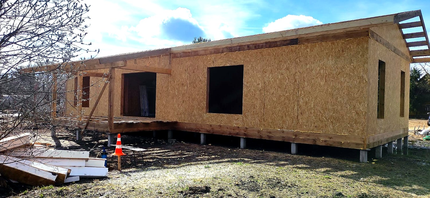 Haus 151,3 m² nach individuellem Projekt, Dorf Maloe Boriskovo