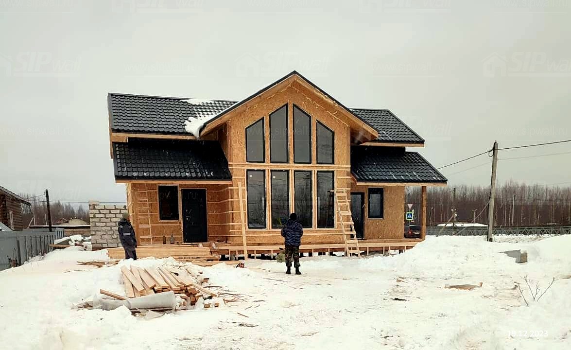 Haus mit 166 m² nach dem Projekt „München“, Vologda