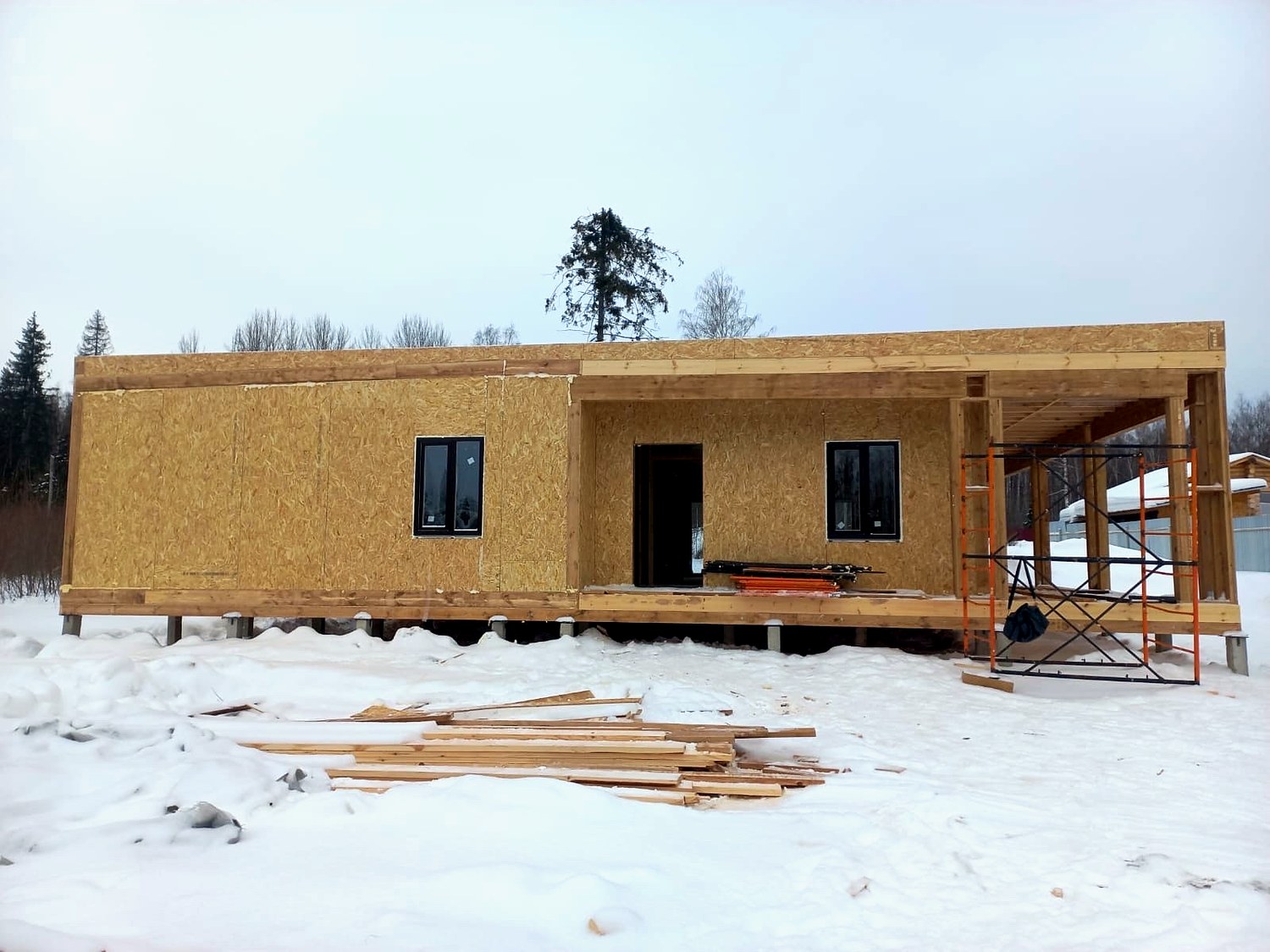 Haus 211 m² nach individuellem Projekt, Dorf Kulikovo