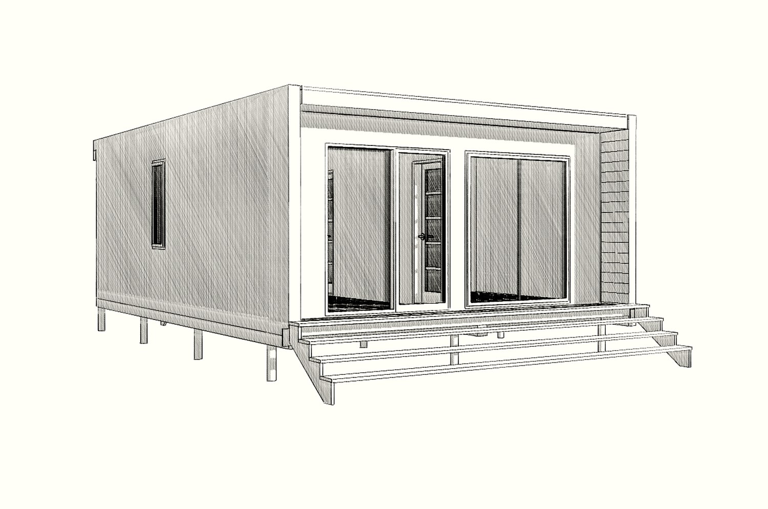 Haus 42 m², individuelles Projekt, SNT „Poligrafist“
