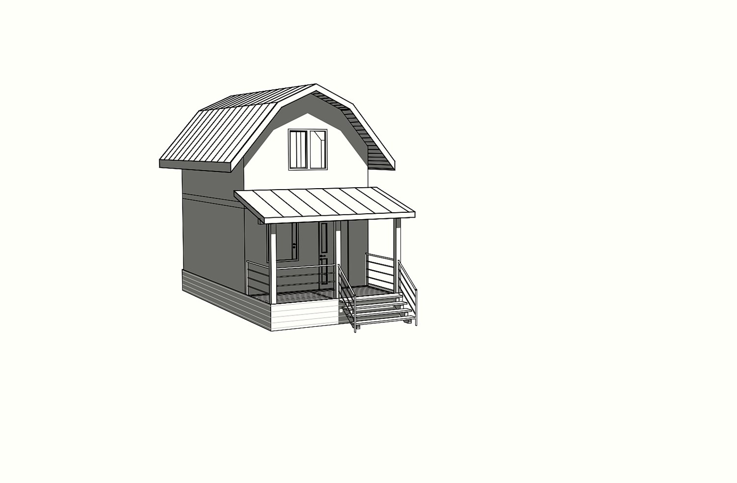 Haus 46 m², individuelles Projekt, SNT „Rasswet“