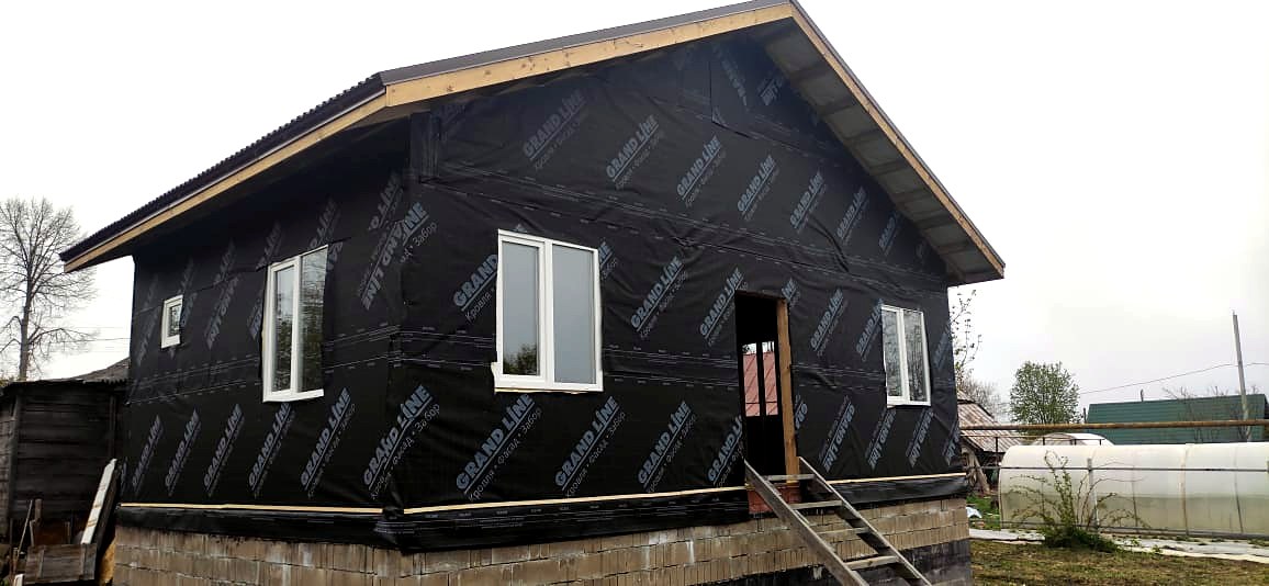 Haus 47 m² nach individuellem Projekt, Dorf Shirokovo