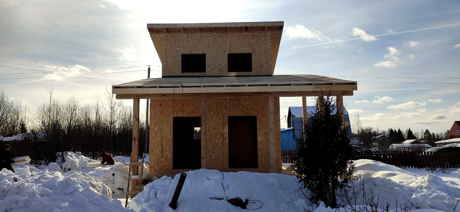 55 m² ev, özel proje, “Ivanovets” SNT