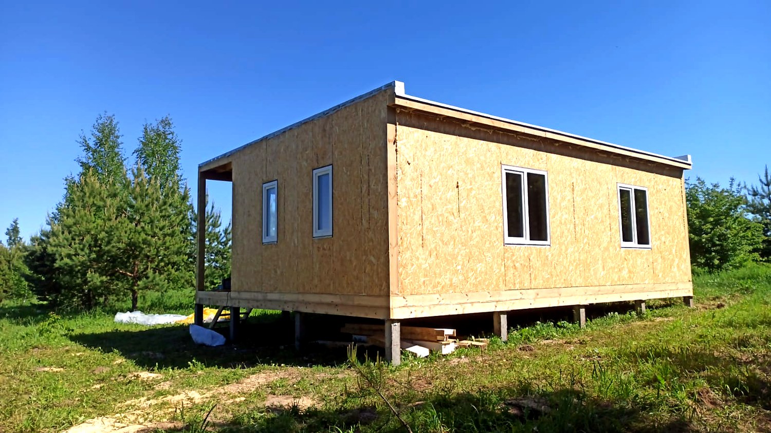 Özel projeye göre 62 m² ev, Senkino köyü