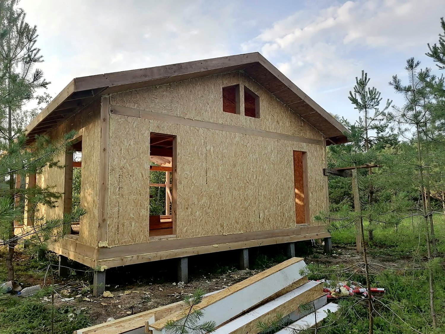 Haus 64 m² nach individuellem Projekt, Dorf Seltso-Podelyshevo