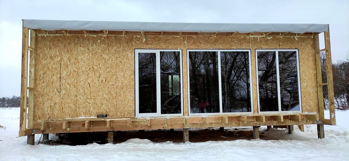 Haus 64 m² nach individuellem Projekt, Dorf Rtishchevo