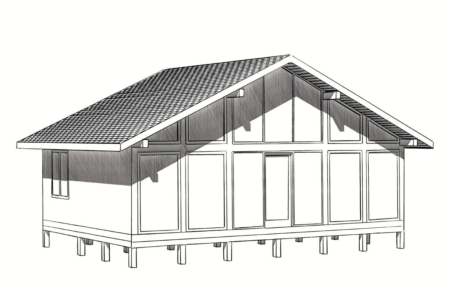 68 m² house, custom design, SNT “Ivolgi”