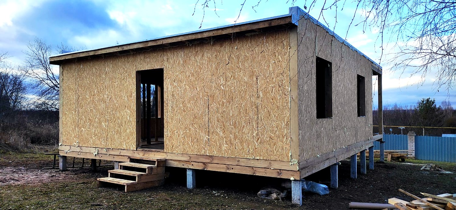 Haus 76 m² nach individuellem Projekt, Dorf Shirokovo