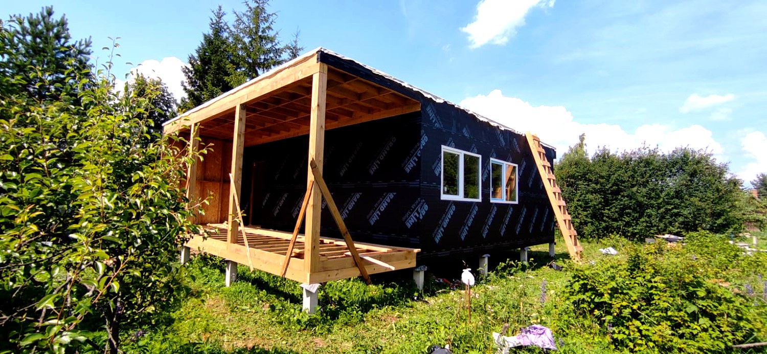 Haus 76 m² nach individuellem Projekt, Dorf Byakovo