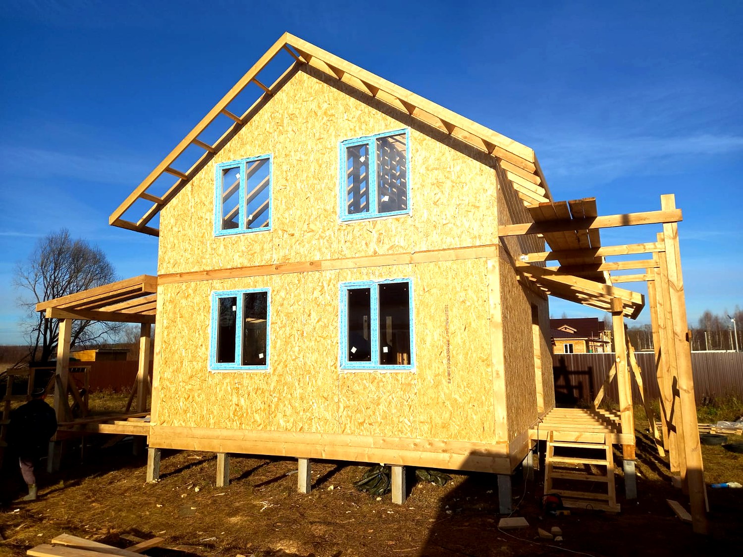 Haus mit 83,5 m² nach dem Projekt „Awdeewo“, Dorf Tatarintsevo