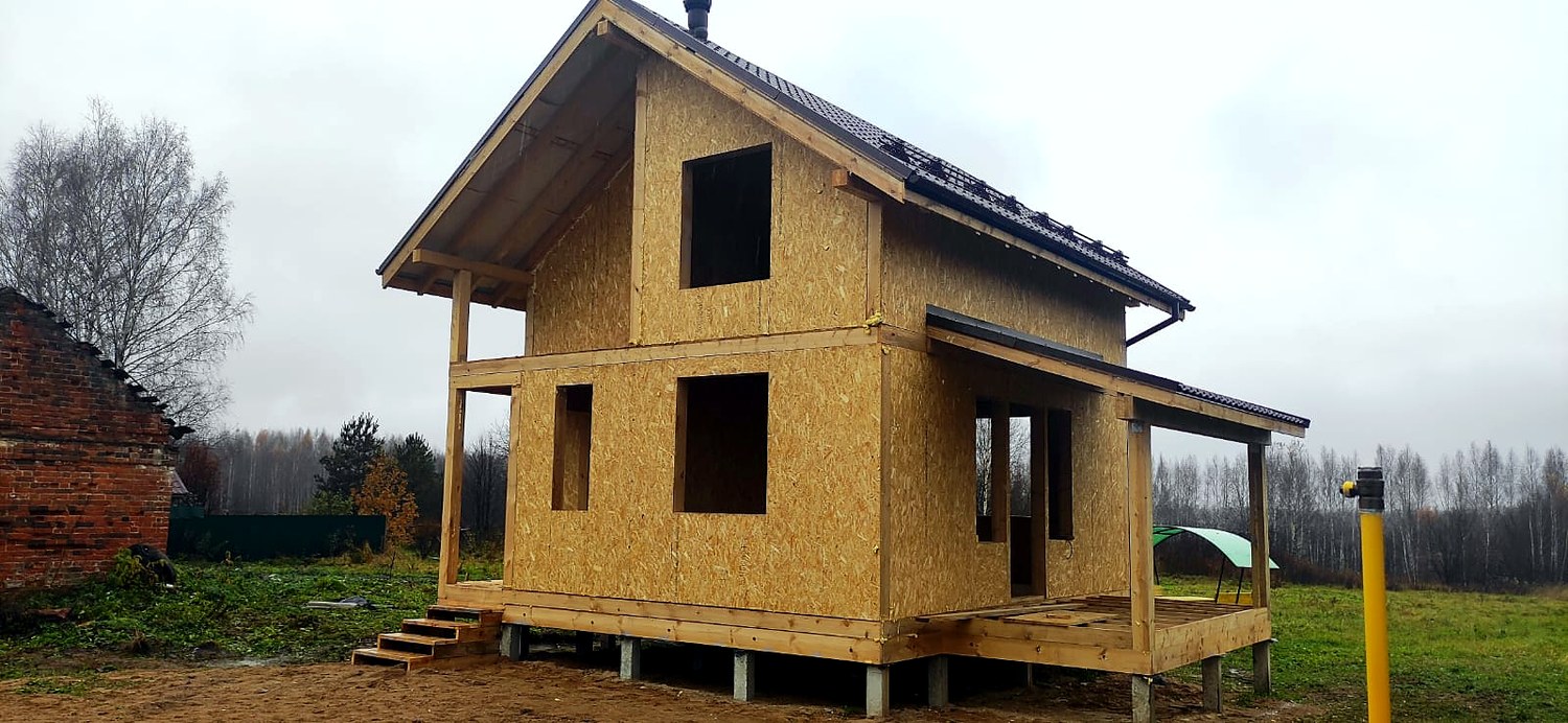 A 86 m² house built to the “Solo” design, Kozhevnikovo village