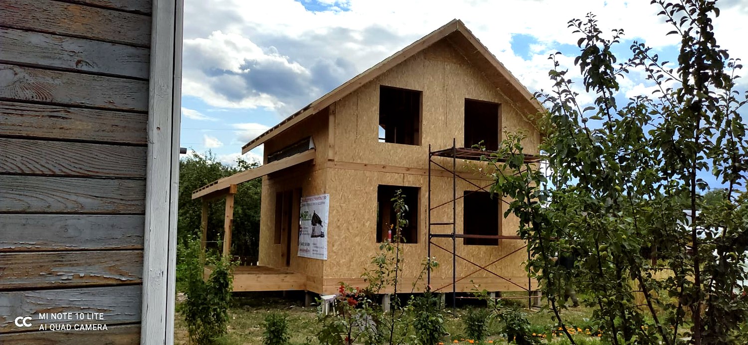 Haus mit 86 m² nach dem Projekt „Solo“, Dorf Bogorodskoe