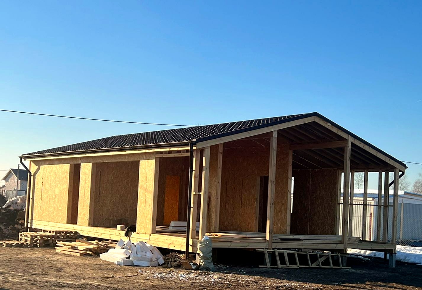 Özel projeye göre 87 m² ev, KP “Rıbolovo”