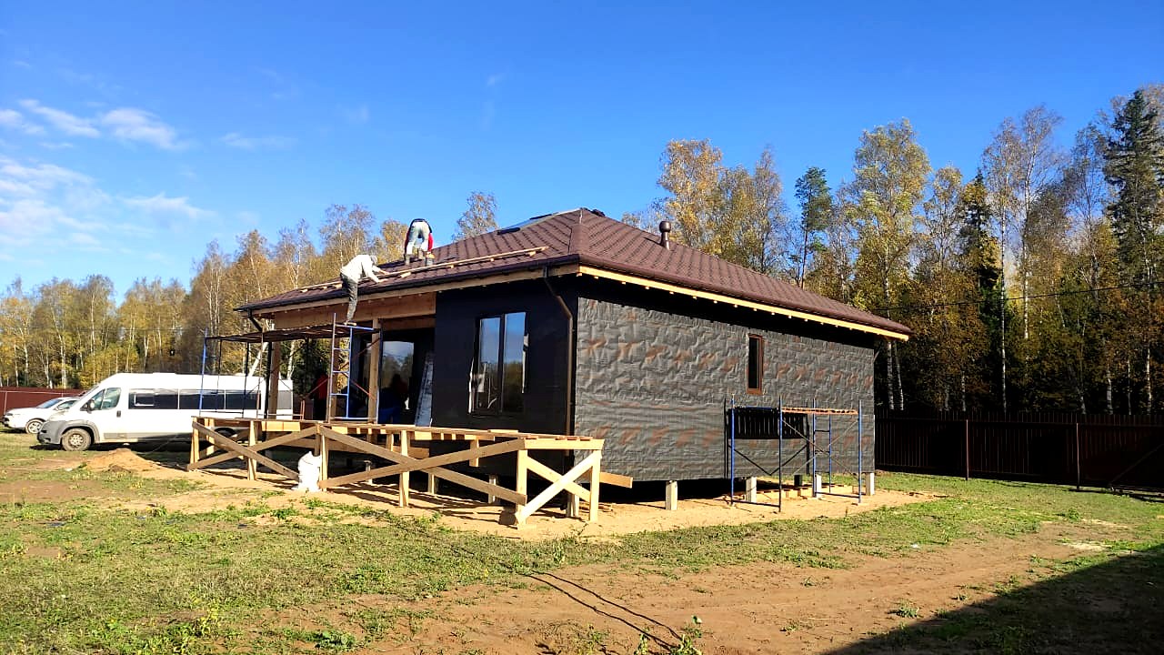 Haus 92 m² nach individuellem Projekt, Dorf Ivantsevo