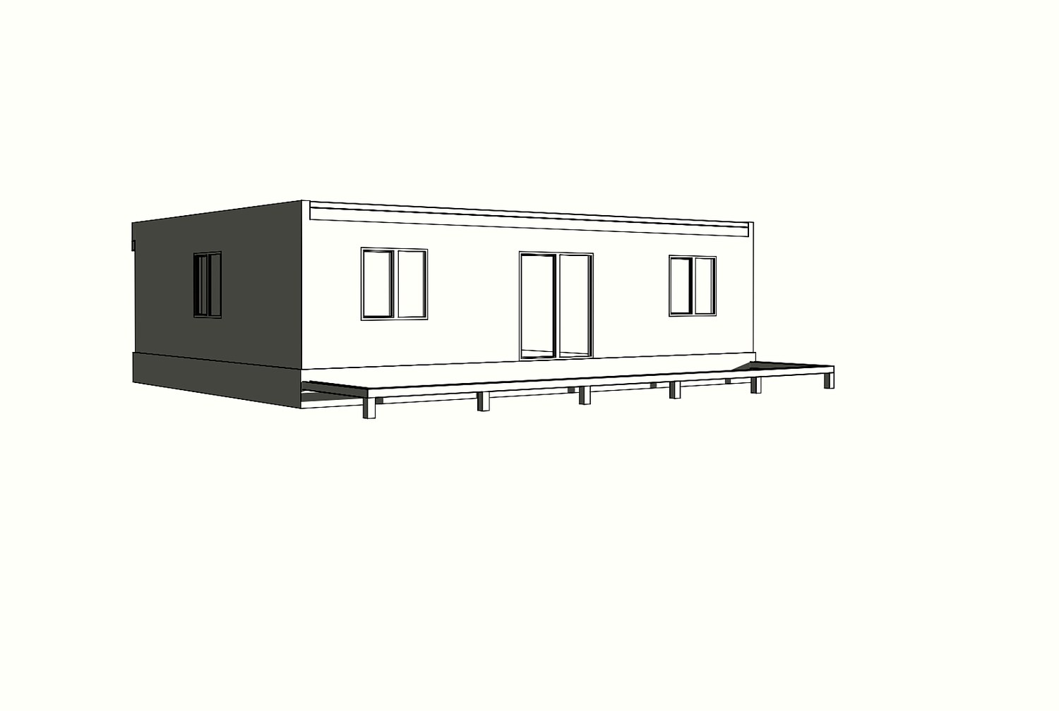 Haus 96 m² nach individuellem Projekt, Dorf Marfino