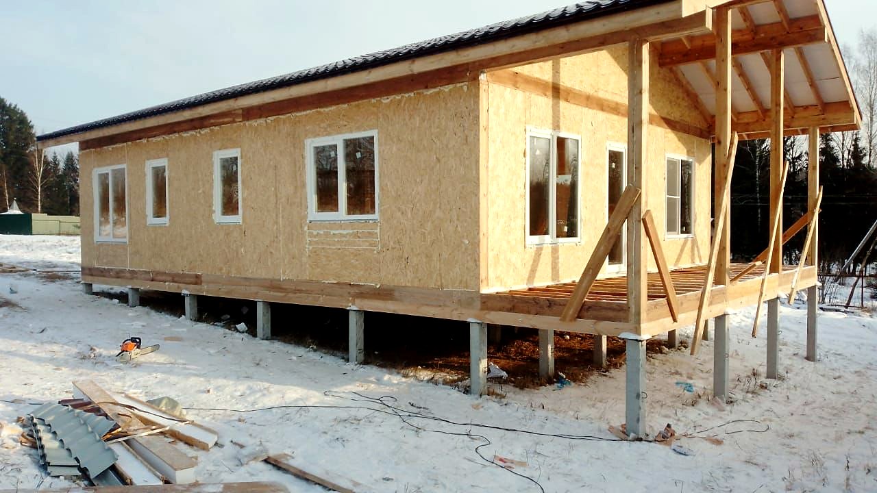Özel projeye göre 97 m² ev, Ikonnikovo köyü