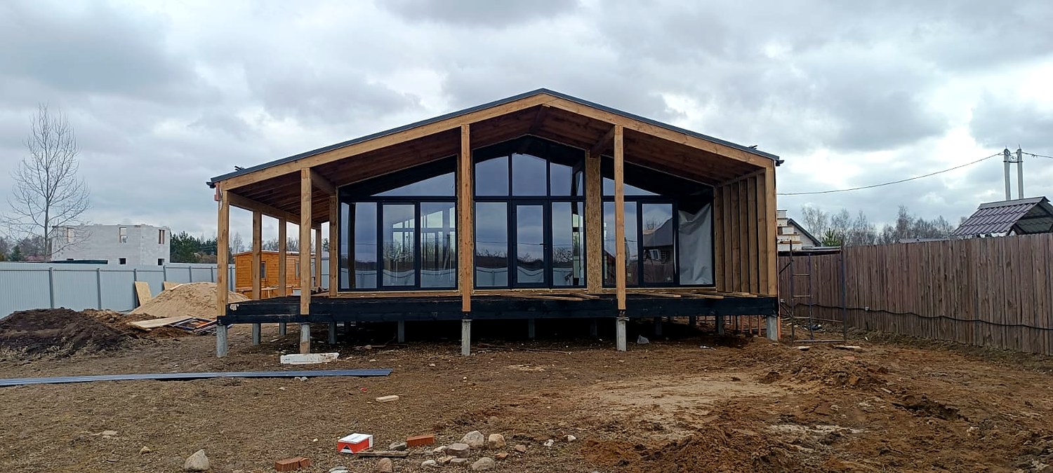 Haus nach Projekt „Barnhouse 116“, Gebiet Iwanowo