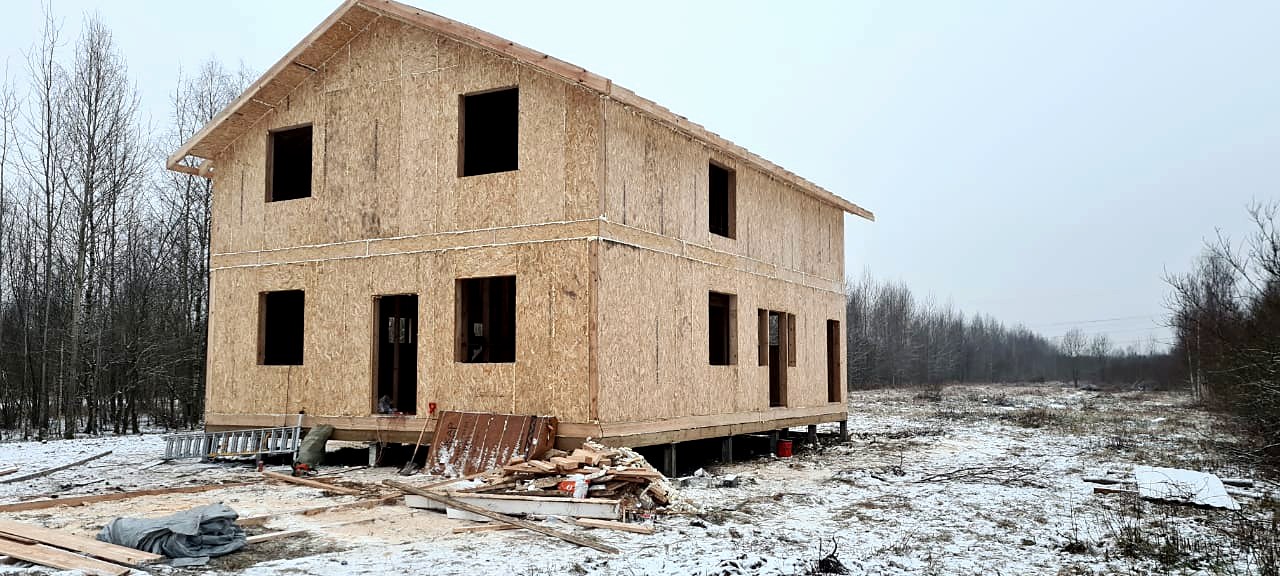 Haus nach individuellem Projekt, Dorf Nikitilovo