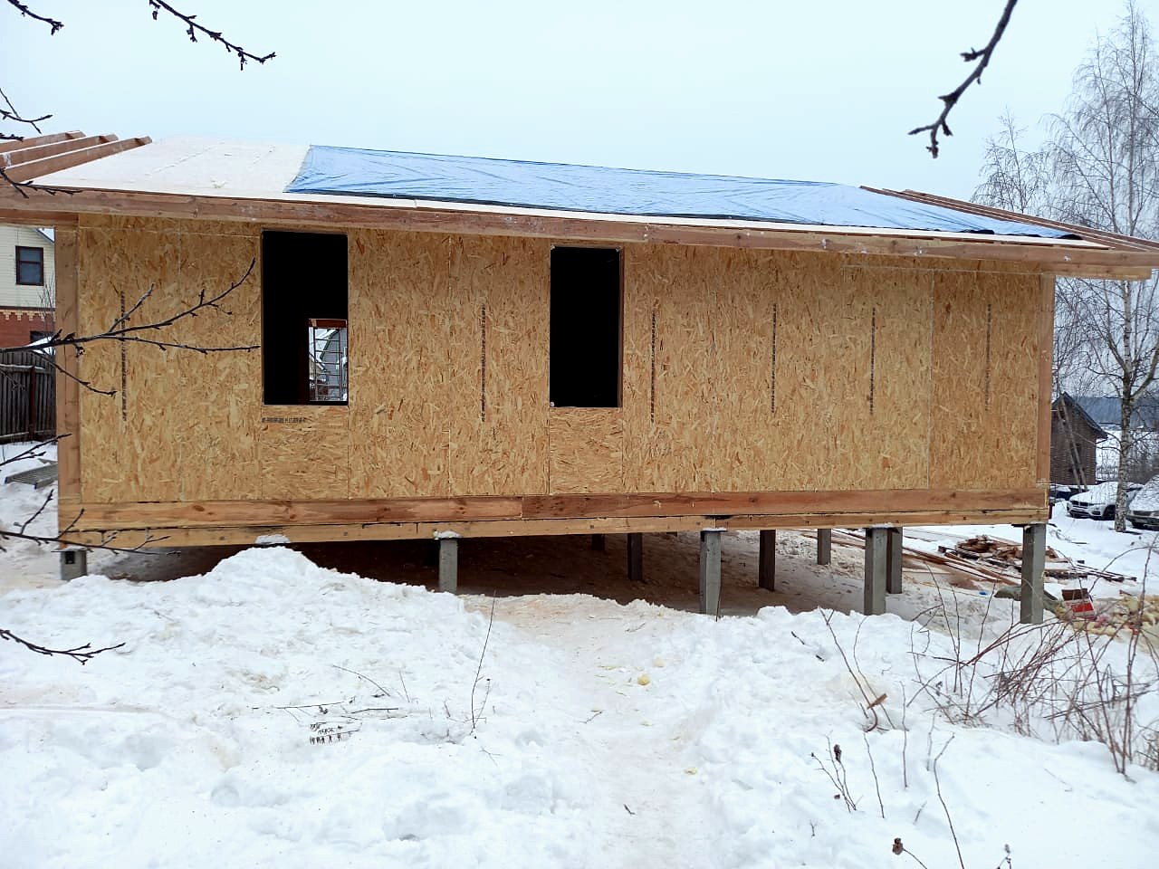 Haus nach individuellem Projekt, Domodedovo