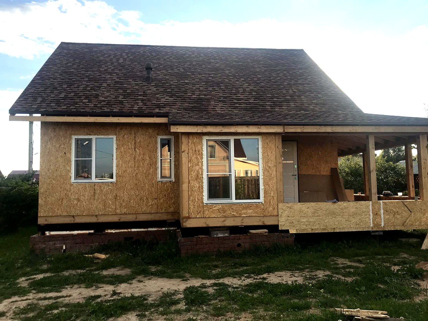 Haus nach individuellem Projekt, Dorf Novo-Talitsy