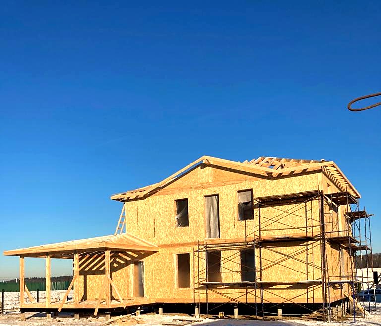 Haus nach individuellem Projekt, Siedlung Severnyy