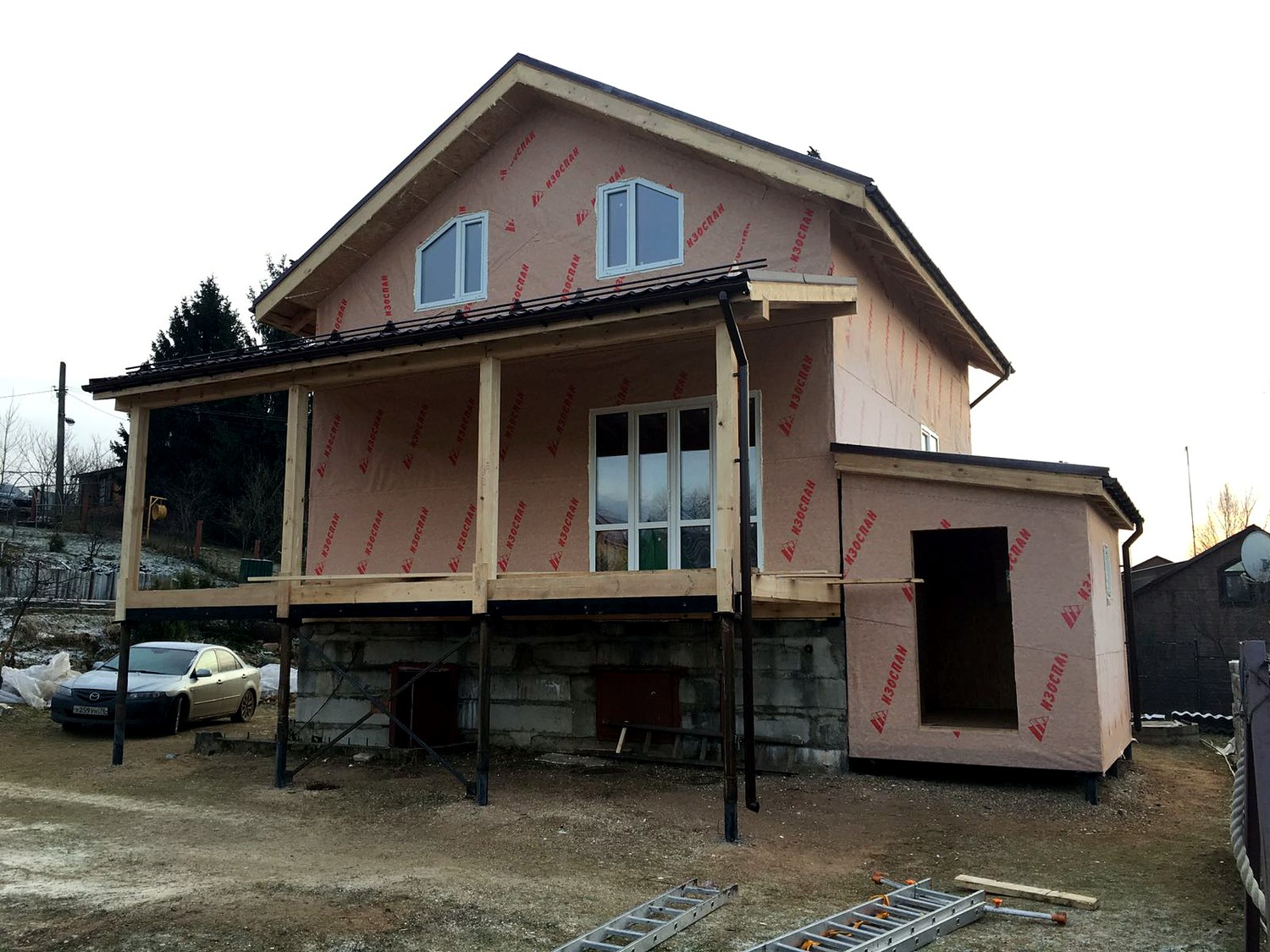 Haus nach individuellem Projekt, SNT „Lasarewo“